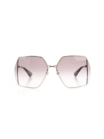 Shop Gucci Women's Gold Other Materials Sunglasses