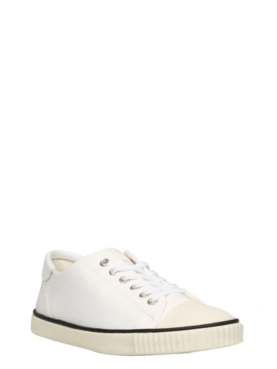 Shop Celine Céline Women's White Fabric Sneakers