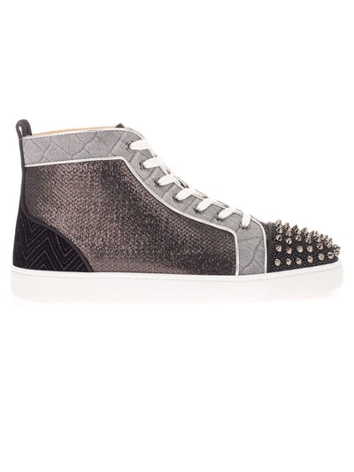 Shop Christian Louboutin Men's Black Other Materials Sneakers