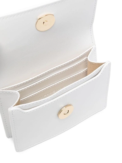Shop Jacquemus Women's White Leather Belt Bag