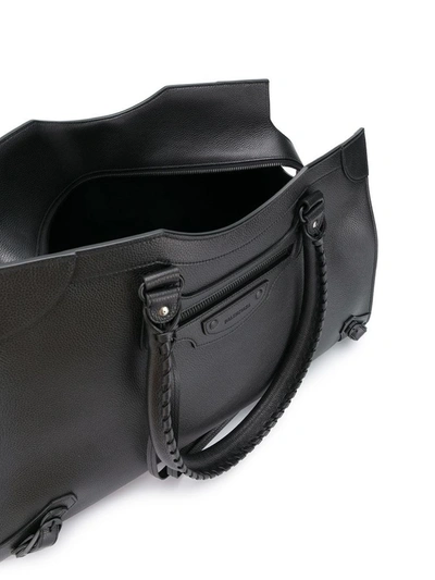 Shop Balenciaga Women's Black Leather Travel Bag