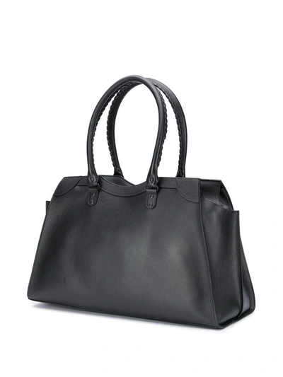 Shop Balenciaga Women's Black Leather Travel Bag