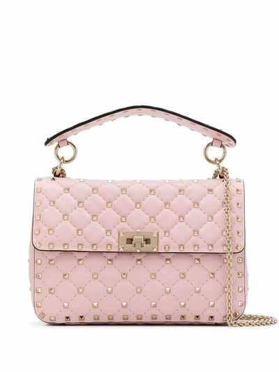 Shop Valentino Women's Pink Leather Handbag