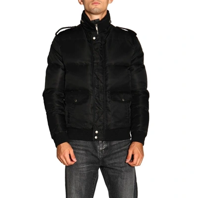 Shop Saint Laurent Men's Black Polyamide Down Jacket