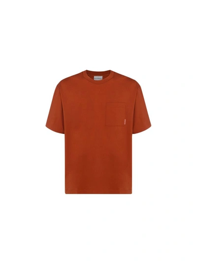 Shop Acne Studios Men's Brown Cotton T-shirt