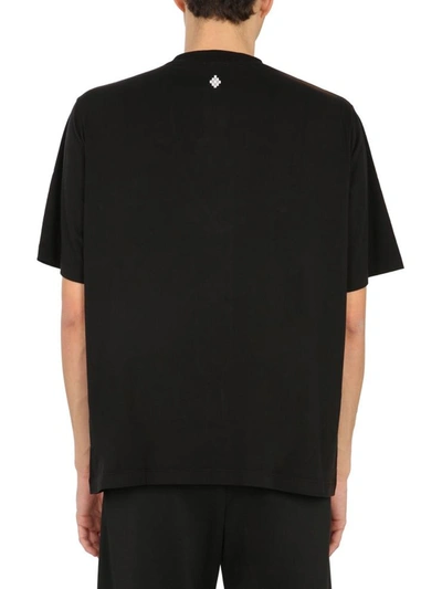 Shop Marcelo Burlon County Of Milan Crew Neck T-shirt In Black