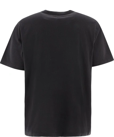 Shop Stussy "stock Logo" T-shirt In Black  