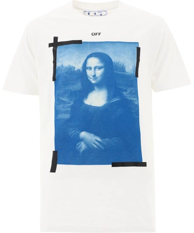 Off-white White Slim Mona Lisa T-shirt In White