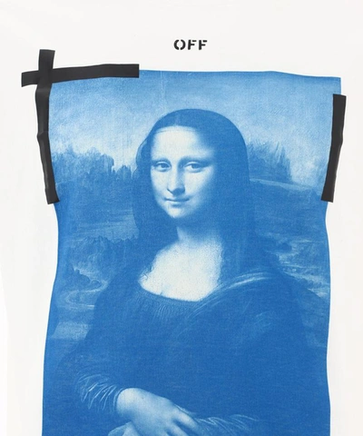 Off-white White Slim Mona Lisa T-shirt In White
