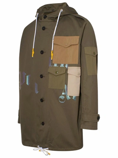 Shop Palm Angels Green Military Parka