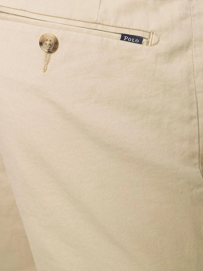 Shop Polo Ralph Lauren Beige Cotton Bermuda Shorts