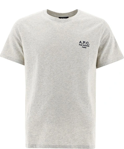 Shop Apc "raymond" T-shirt In Grey