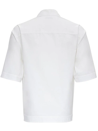 Shop Valentino White Jersey Short Sleeves Shirt