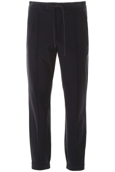 Shop Z Zegna Jogger Pants In Blu Scuro Unito