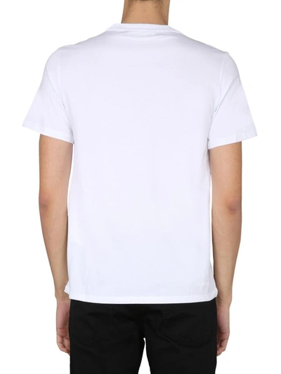 Shop Neil Barrett Round Neck T-shirt In White