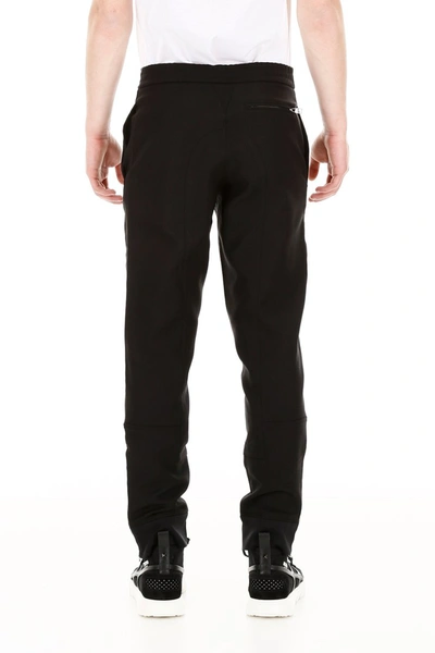 Shop Alexander Mcqueen Zipped Joggers In Black