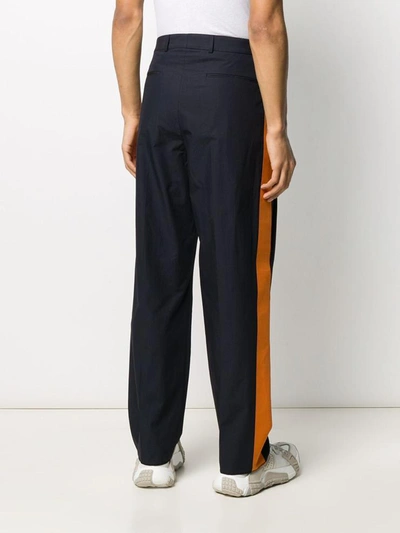 Shop Valentino Trousers Blue