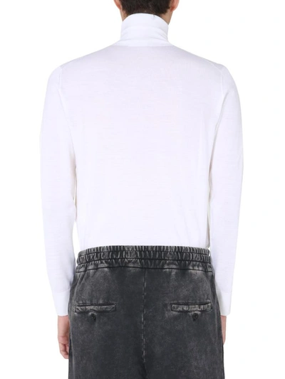 Shop Dolce & Gabbana Turtleneck Sweater In White