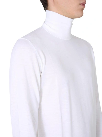 Shop Dolce & Gabbana Turtleneck Sweater In White