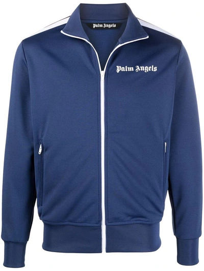 Shop Palm Angels Sweaters In Blu