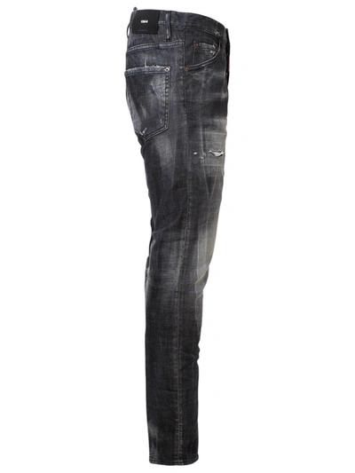 Shop Dsquared2 Jeans Cool Guy Neri In Black