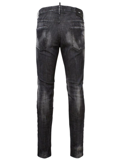 Shop Dsquared2 Jeans Cool Guy Neri In Black