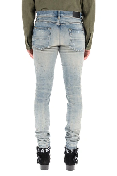 Shop Amiri Shotgun Jeans In Clay Indigo