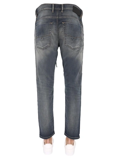 Shop Diesel "klooley-y-ne L.30" Joog Jeans In Grey