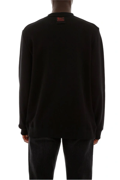 Shop Raf Simons Sweatshirt With Patch In Black