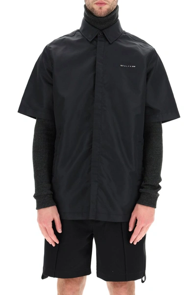 Shop Alyx 1017  9sm Nylon Shirt In Black