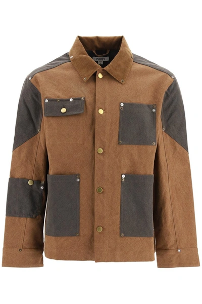 Shop Phipps Workwear Jacket In Tree Bark Brown
