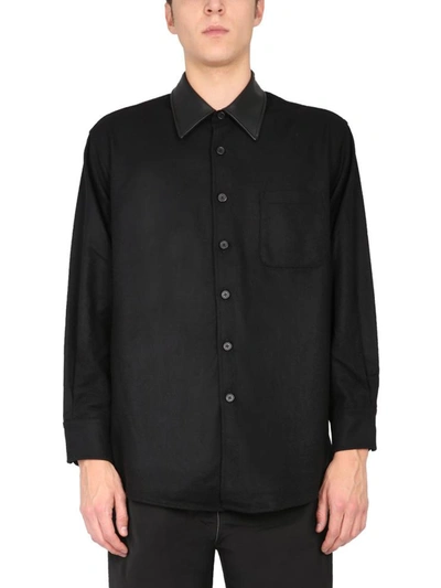 Shop Our Legacy Woolen Shirt In Black