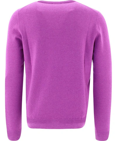 Shop Malo Cashmere Sweater In Purple