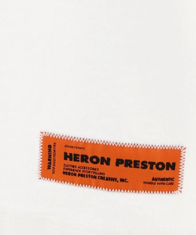Shop Heron Preston "herons" T-shirt In White