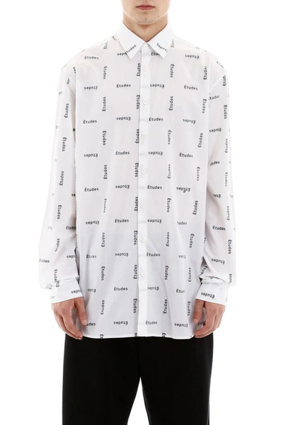 Shop Etudes Studio Etudes Logo Print Shirt In Monogram Etudes