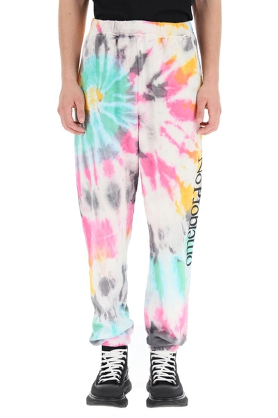 Shop Aries Tie-dye Joggers Print No Problem In Multi