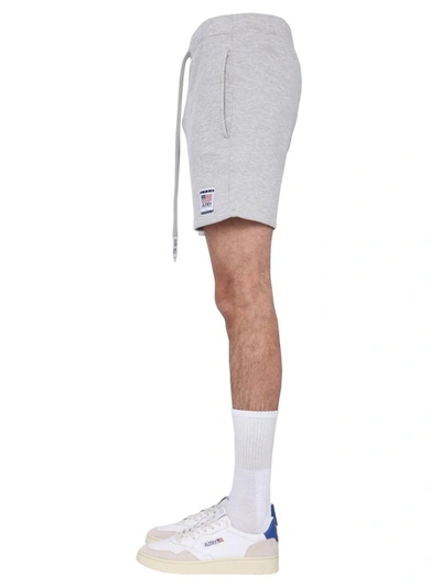 Shop Autry Shorts With Logo In Grey