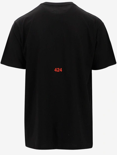 Shop 424 Uomo T-shirts And Polos In Nero