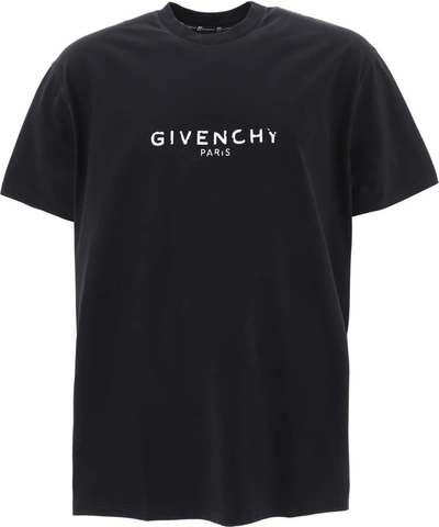 Shop Givenchy " Paris" T-shirt In Black