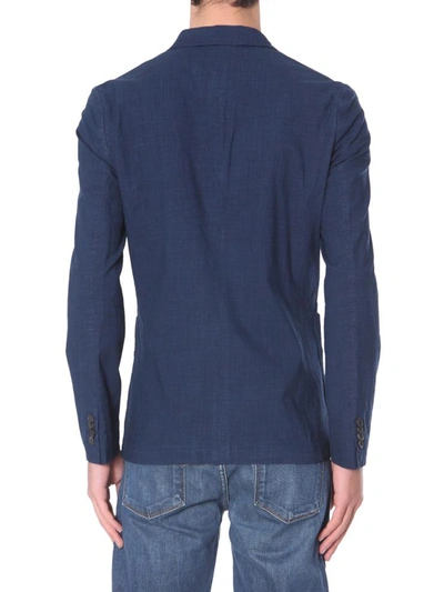 Shop Ps By Paul Smith Deconstructed Jacket In Azure