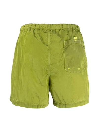 Shop Stone Island Shorts In Verde