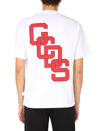 Shop Gcds Crew Neck T-shirt In White