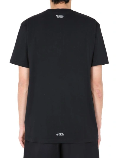 Shop Marcelo Burlon County Of Milan Round Neck T-shirt In Black