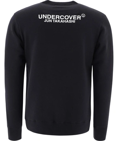 Shop Undercover "fallen Man" Sweatshirt In Black  
