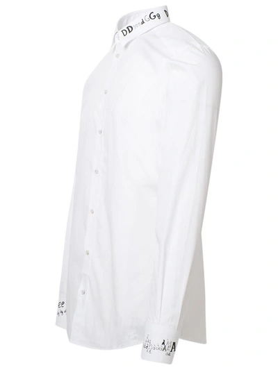 Shop Dolce & Gabbana Camicia Bianca In White