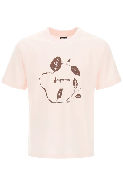 Shop Jacquemus Jean T-shirt In Light Pink