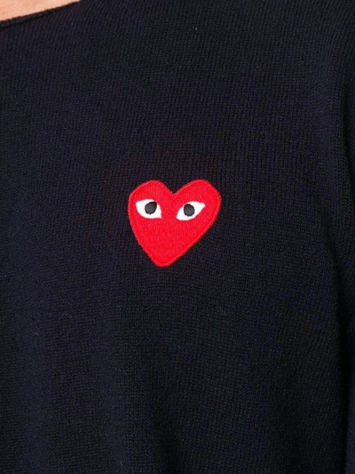 Shop Comme Des Garçons Comme Des Garcons Sweaters Blue