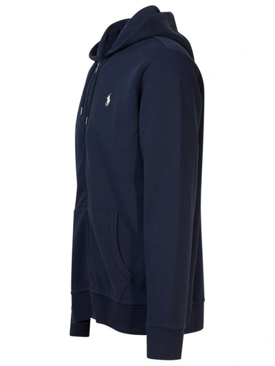 Shop Polo Ralph Lauren Blue Sweatshirt In Navy