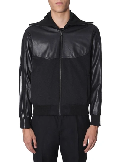 Shop Givenchy Jacket With Logo In Black