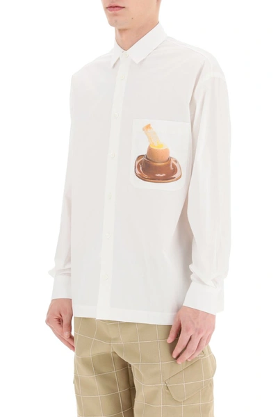 Shop Jacquemus Baou Shirt In 3d Egg Print